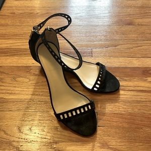 J. Crew NEW Wedge, Black Suede